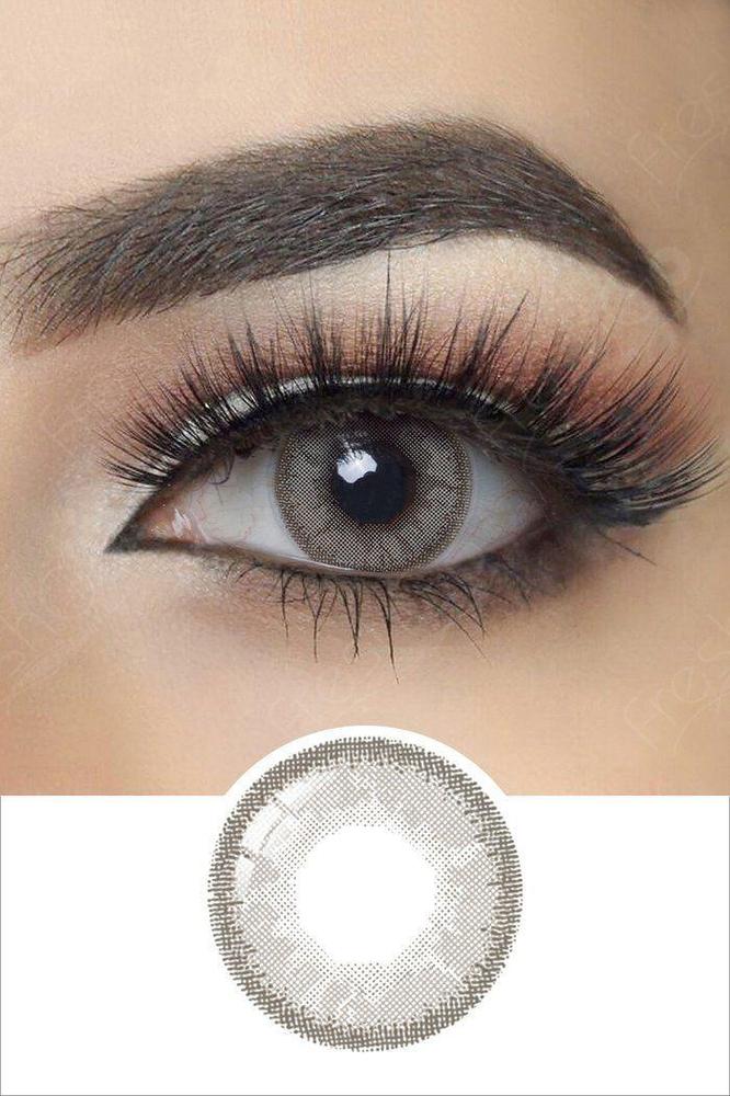 Stylish Contact Lenses Brown Sky Gray New Arrival