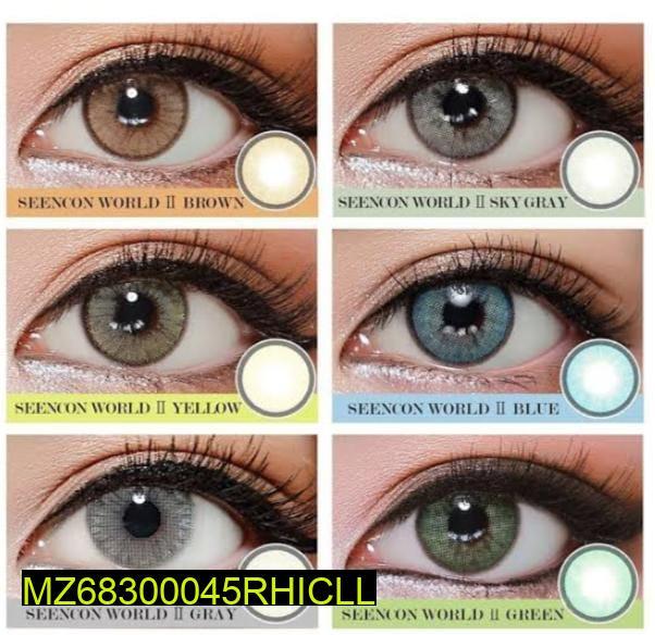 Stylish Contact Lenses Brown Sky Gray New Arrival