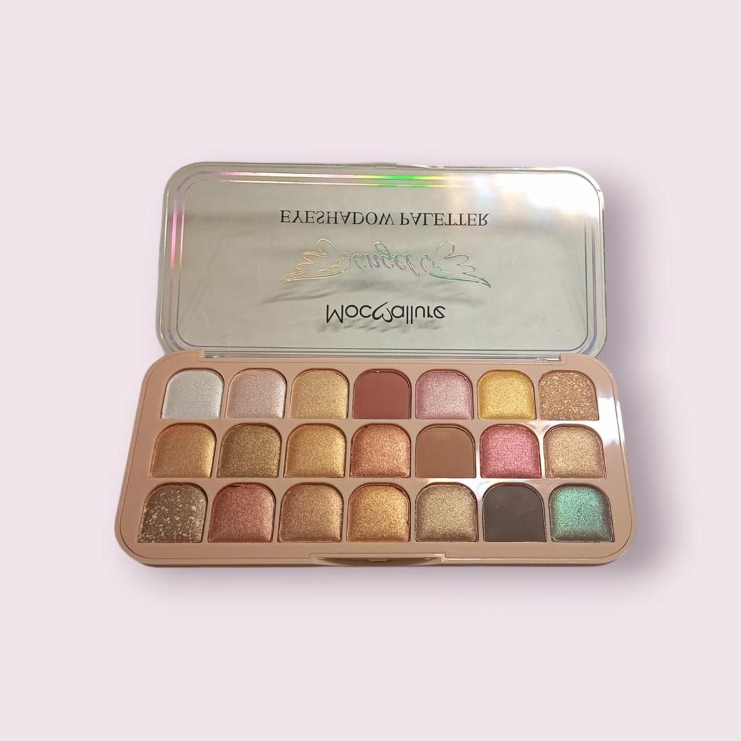 Glitter Eyeshadow Palette 18 Shades Rose Gold