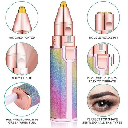 Rechargeable Flawless Hair Removal  Facial Hair Remover