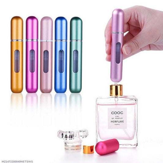 4 X Leak-Proof Perfume Refill ABS Plastic Multicolor