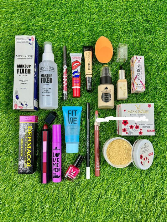 15-Piece Makeup Set for Daily & Party Wear