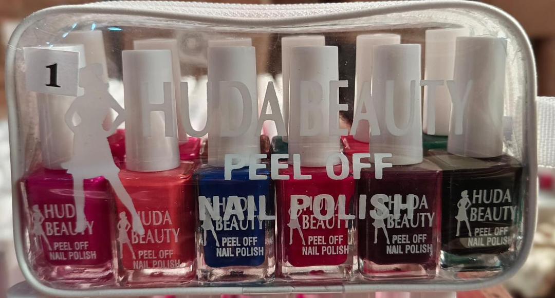 Peel-Off Nail Polish Set 6 Pcs Quick Dry Pakistan