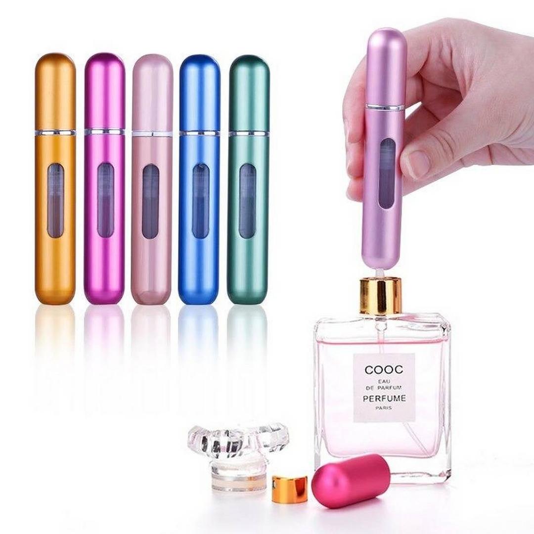 4 X Leak-Proof Perfume Refill ABS Plastic Multicolor