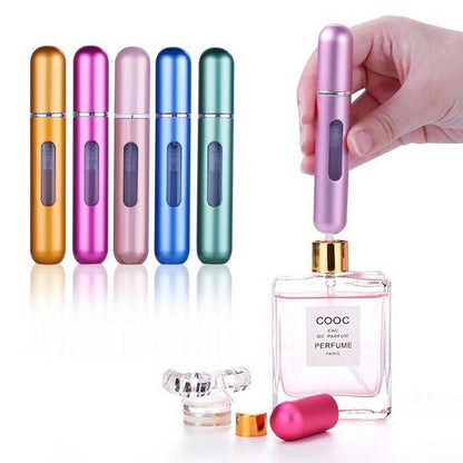 4 X Leak-Proof Perfume Refill ABS Plastic Multicolor