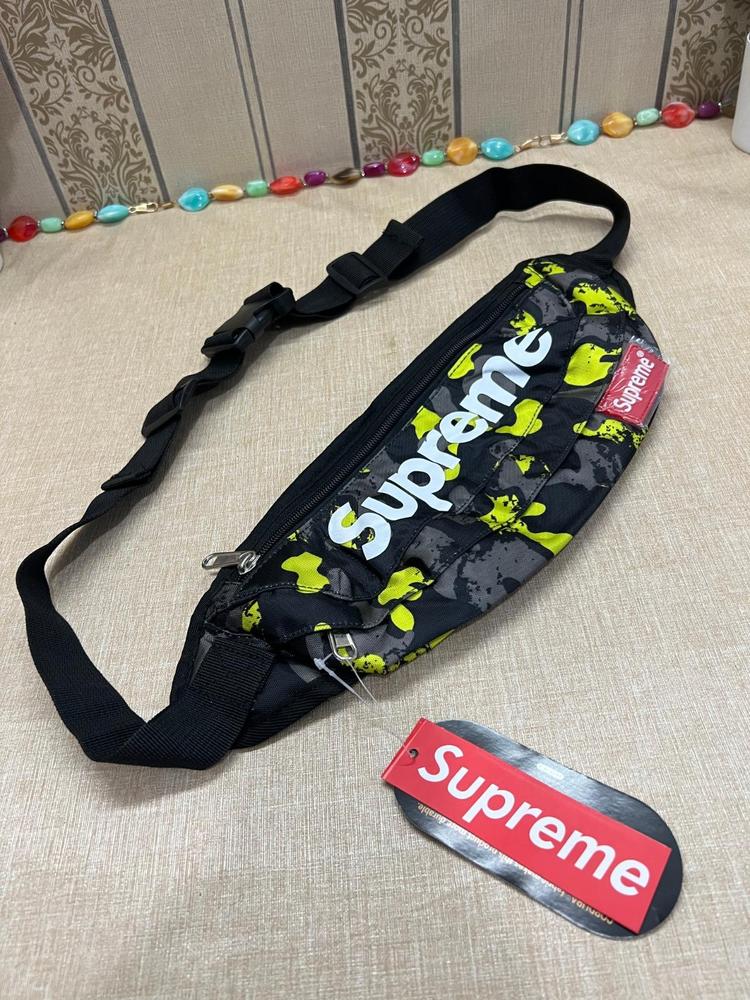 Green Splatter Crossbody Bag for Men Women Nylon Daily Use